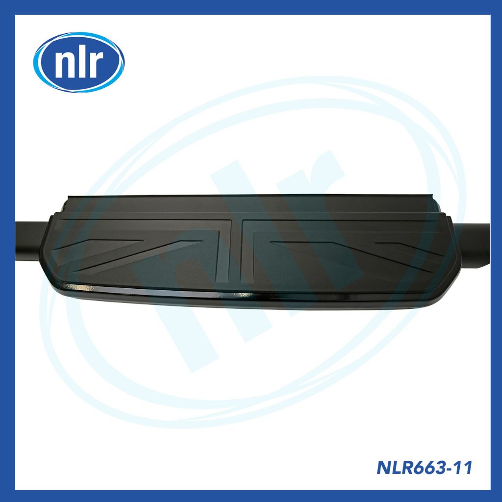 Side Step Running Boards - Union Jack Style, Black for Defender 110 2020+ -11