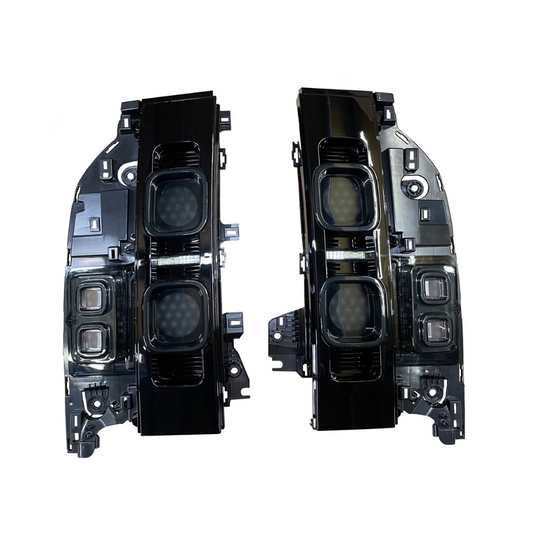 Rear Brake Light Cluster - Black Direct Replacement for Land Rover Defender (L663) –  122-BLA