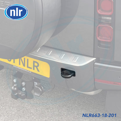 Aftermarket Tow Hooks and Surrounds Fits Land Rover Defender 2020+ (L663), Black - 18/201
