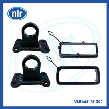 Aftermarket Tow Hooks and Surrounds Fits Land Rover Defender 2020+ (L663), Black - 18/201