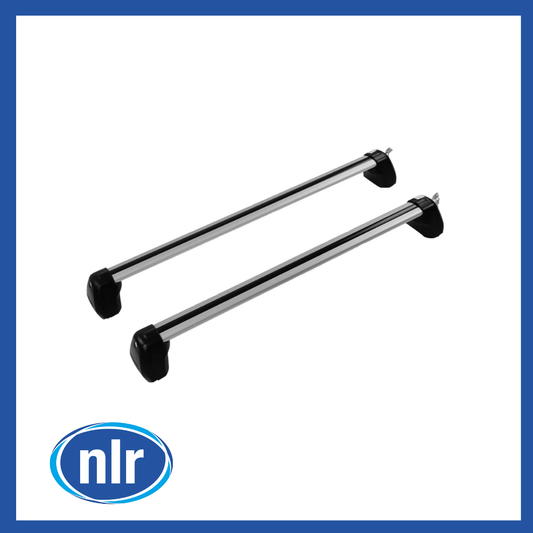 Aftermarket Roof Cross Bars Silver Black Full Length Fits Defender 90 L663 - 296