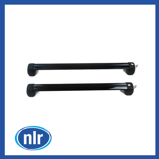 Aftermarket Roof Cross Bars Black Full Length Fits Defender 90 L663 - 297
