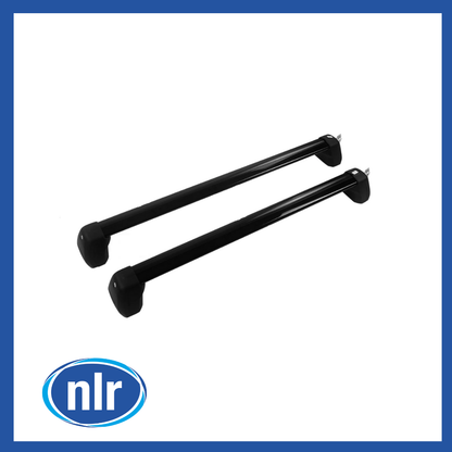 Aftermarket Roof Cross Bars Black Full Length Fits Defender 90 L663 - 297