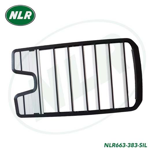 Expedition Style Silver Roof Rack Fits Defender 130 2020+ (L663) Aftermarket UK 383-SIL