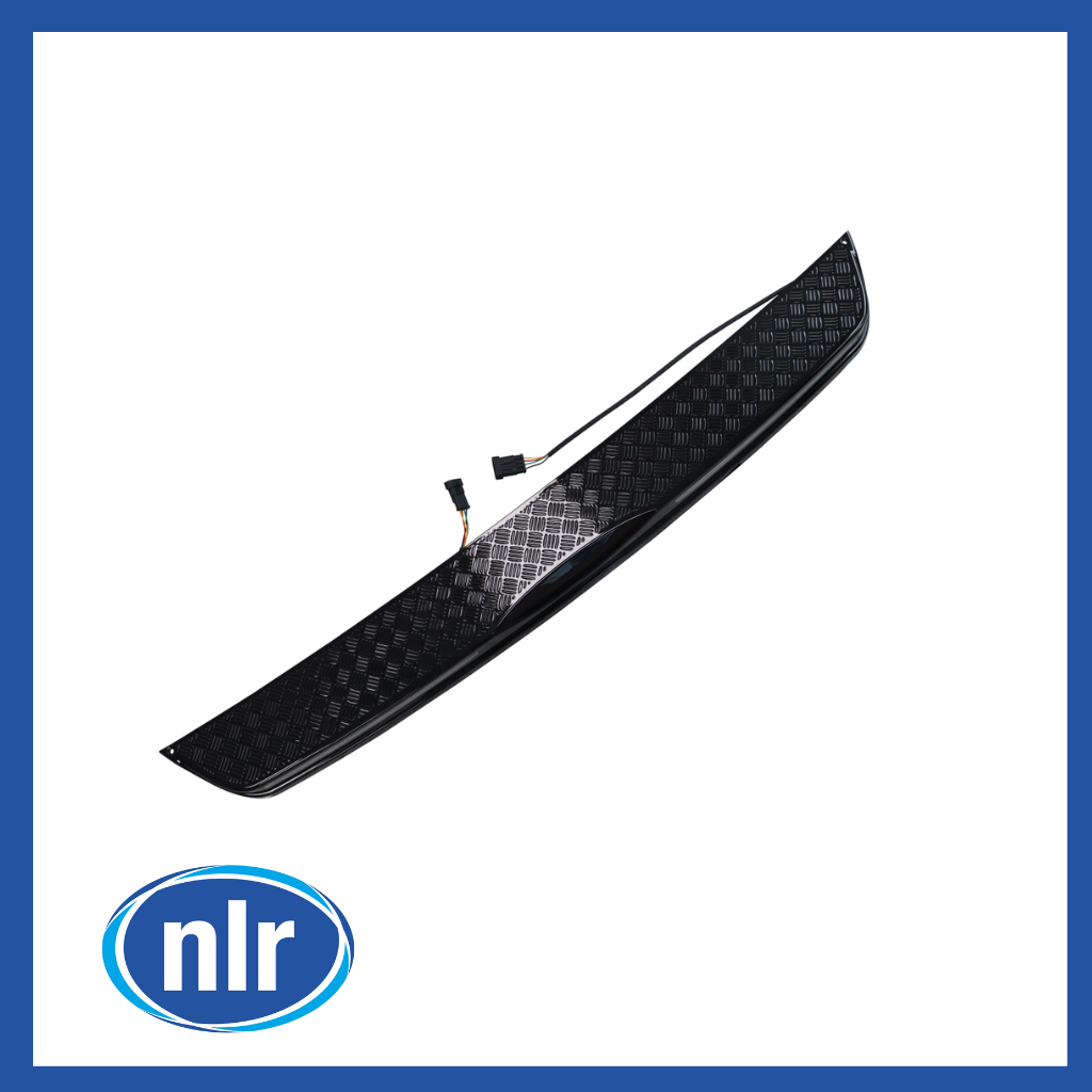 Aftermarket Bumper Protector LED Light Land Rover Defender L663 Gloss Black - 385-GB