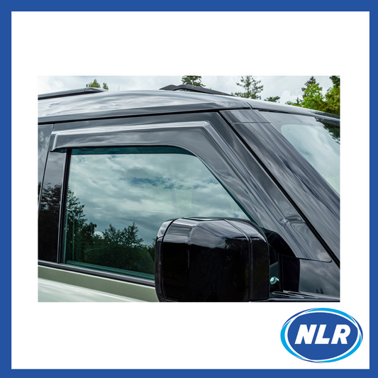 Front Wind Deflectors 2 piece kit for Land Rover Defender 90, 2020+ - L663 Britpart