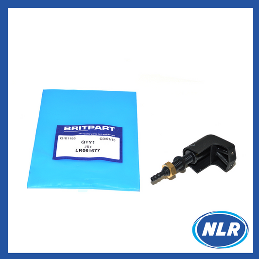 Washer Jet Twin Nozzle Front Windscreen - Land Rover Defender 1994-2016 - LR061677