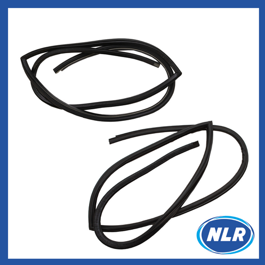 Front Door Rubber Seal Set for Land Rover Defender 90 110 130 - LR077687 & LR077686