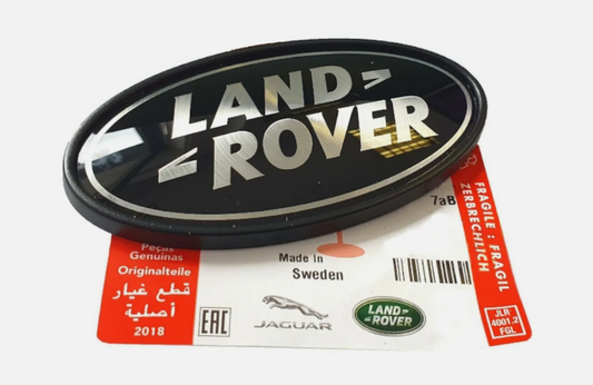 Range Rover Evoque Black & Silver Genuine Name Plate Badge - DAH500330LR